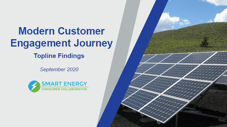 The Smart Energy Consumer Collaborative's Modern Customer Engagement Journey Report